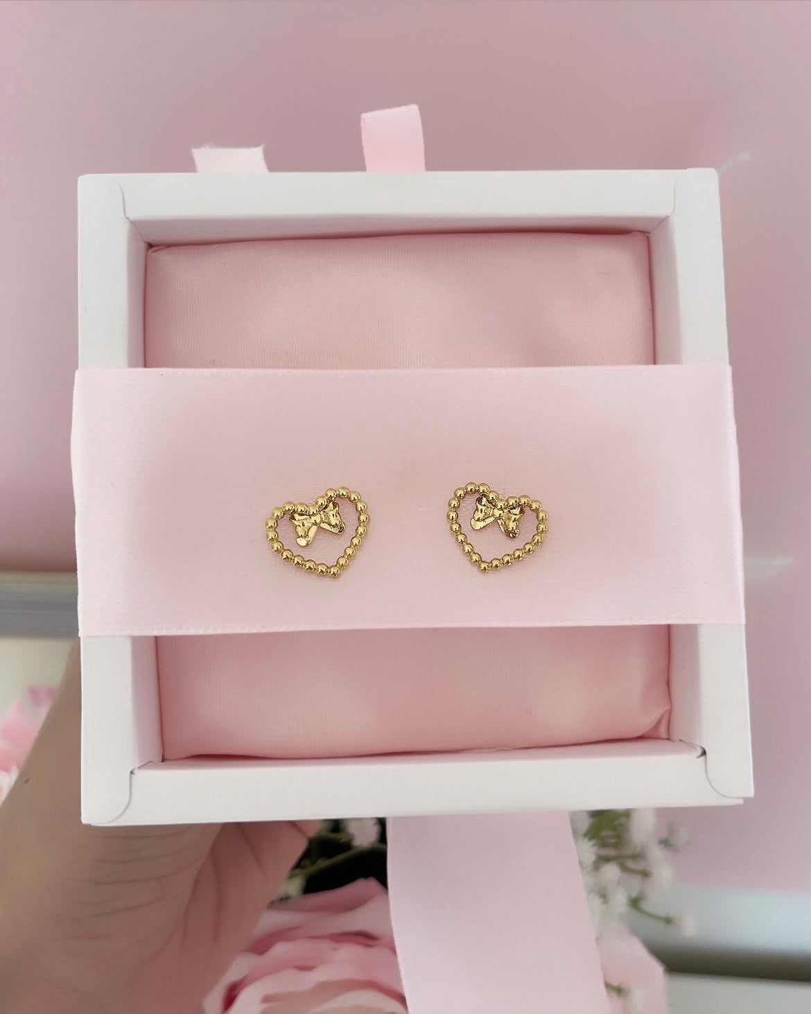 BOUCLES D’OREILLES COQUETTES HEART