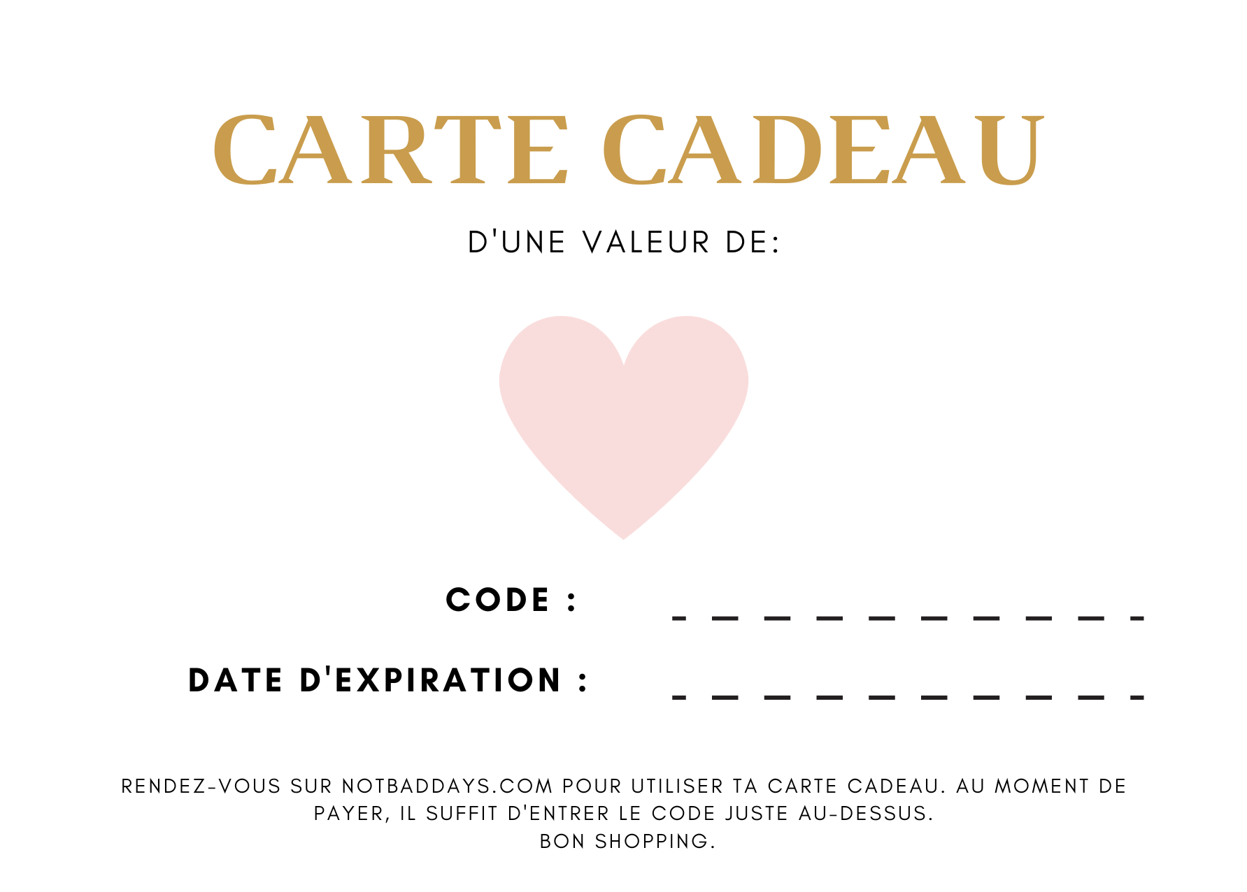 CARTE CADEAU