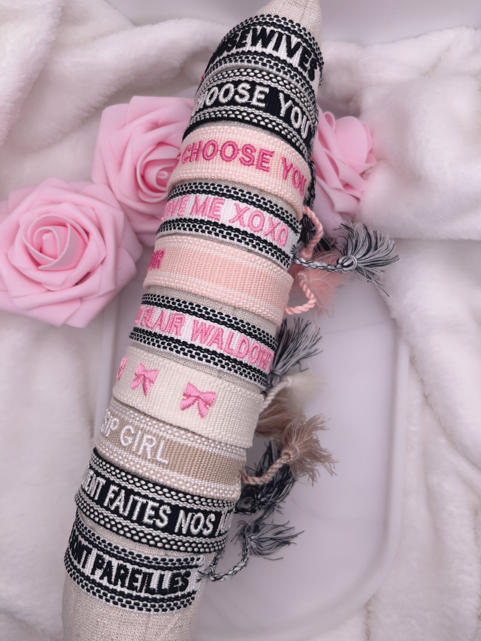 Bracelet « I WILL ALYAYS CHOOSE YOU » Noir