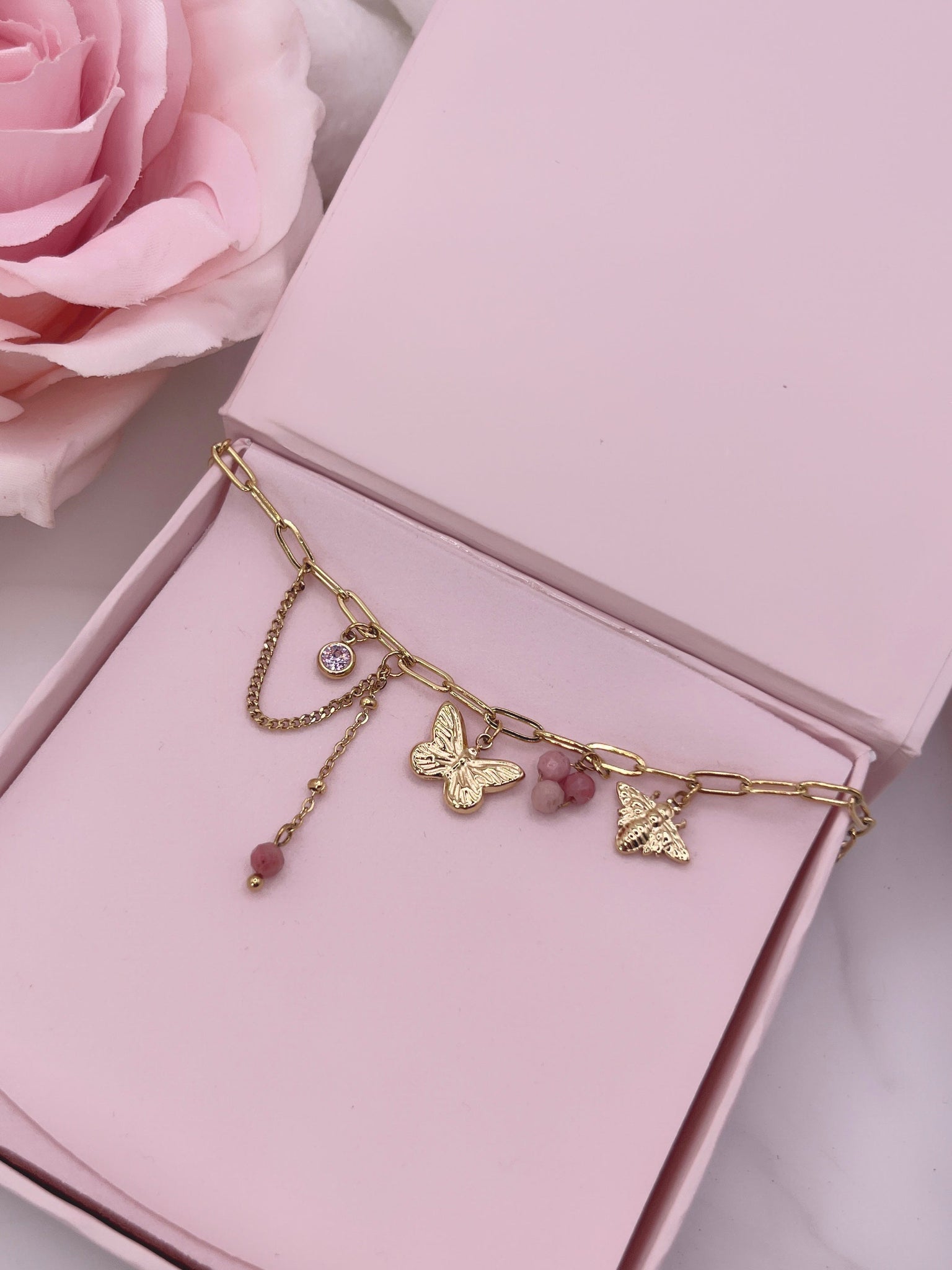 Bracelet « Nessa » rose