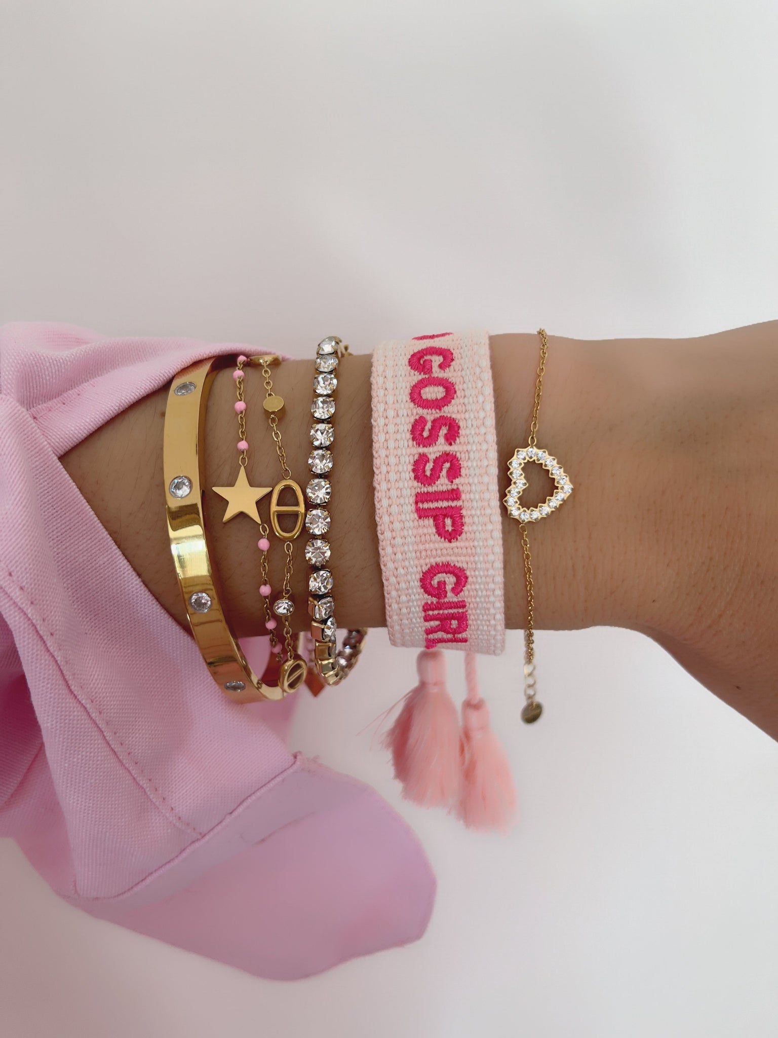 BRACELET BRODÉ XOXO GOSSIP GIRL