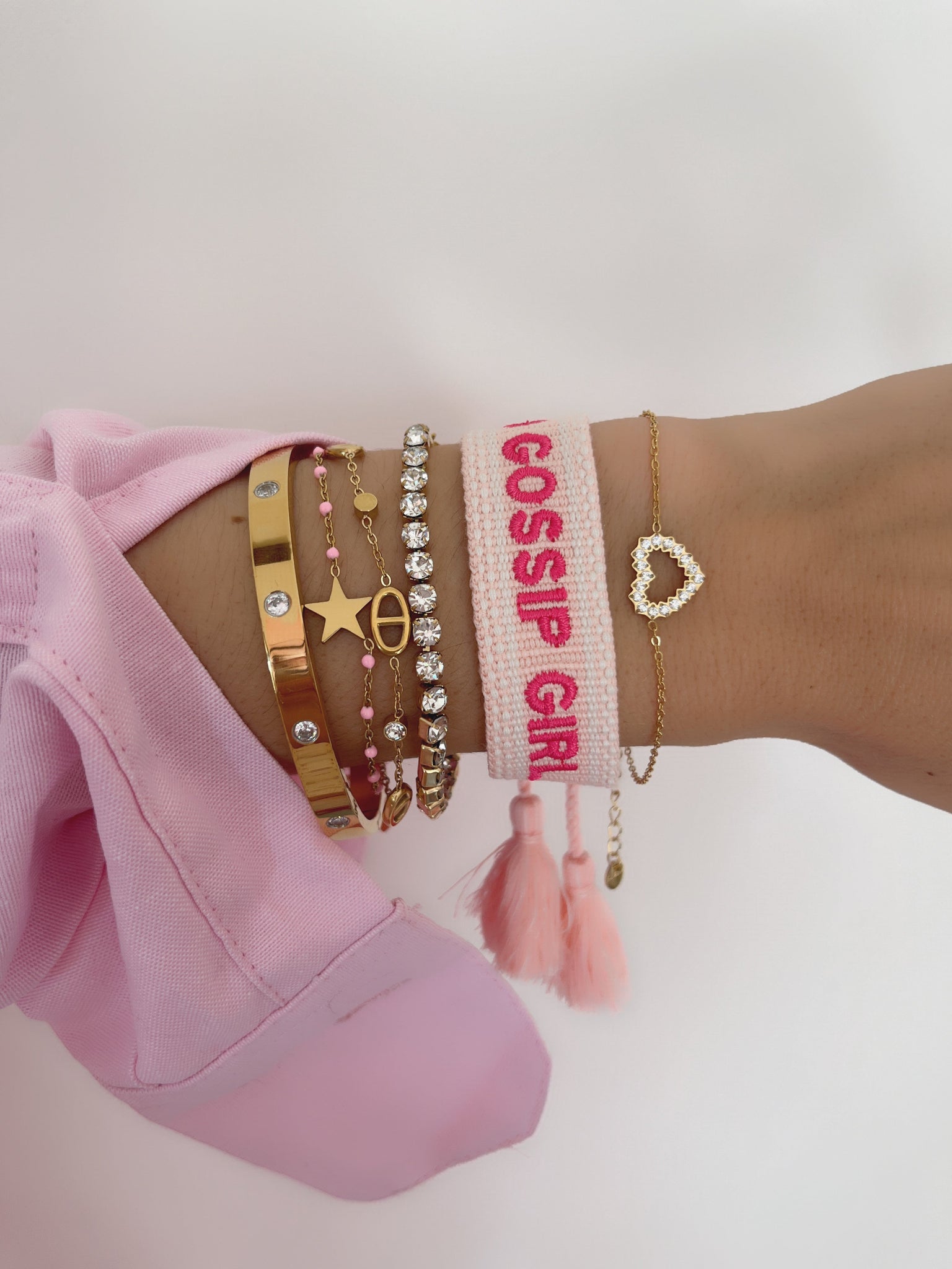 BRACELET BRODÉ XOXO GOSSIP GIRL