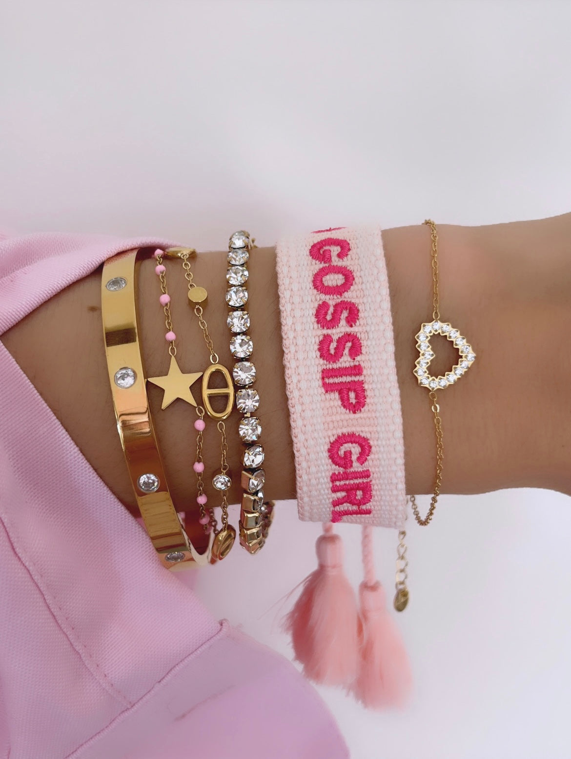 BRACELET BRODÉ XOXO GOSSIP GIRL