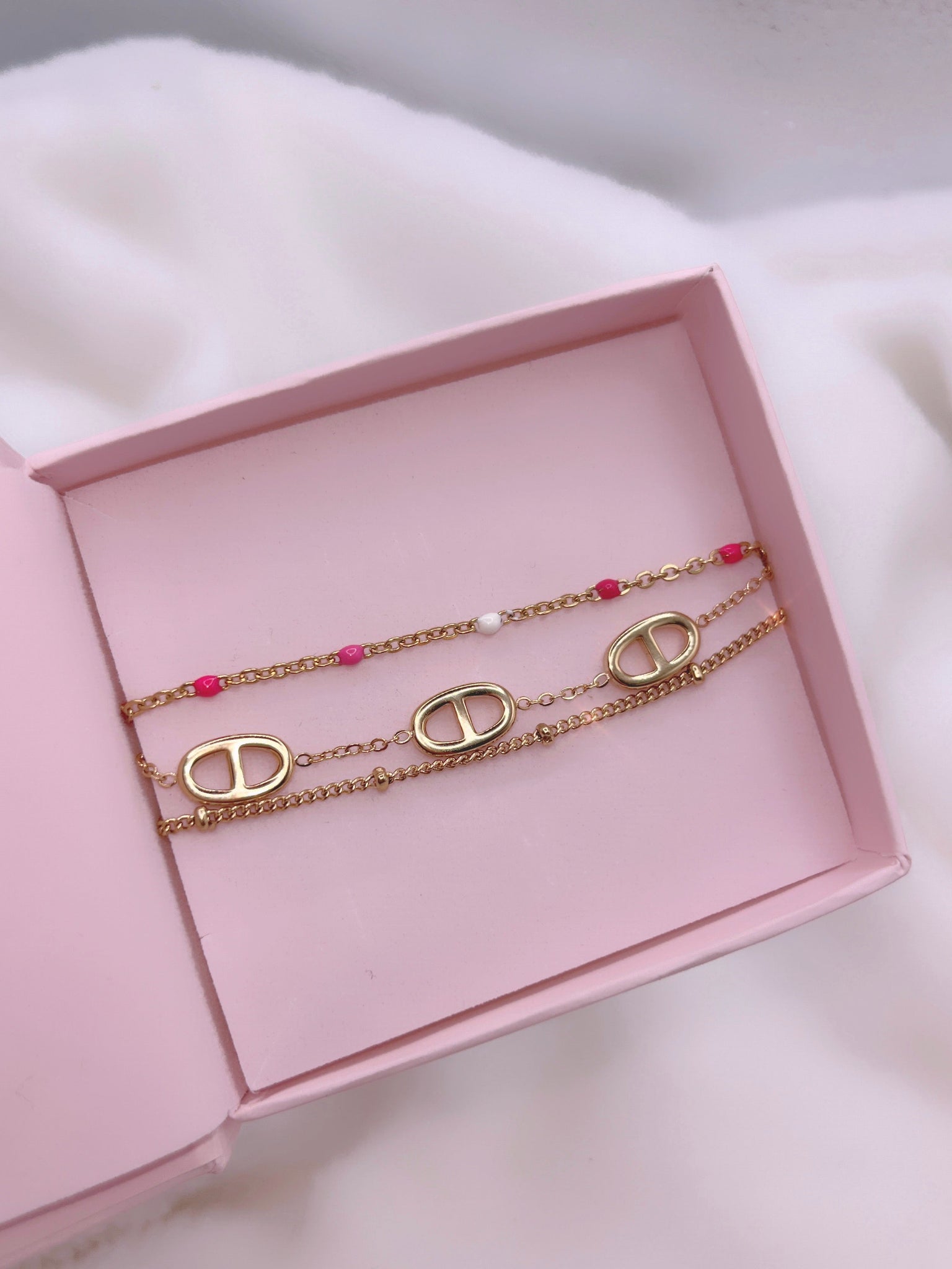 Bracelet « Chloé » rose