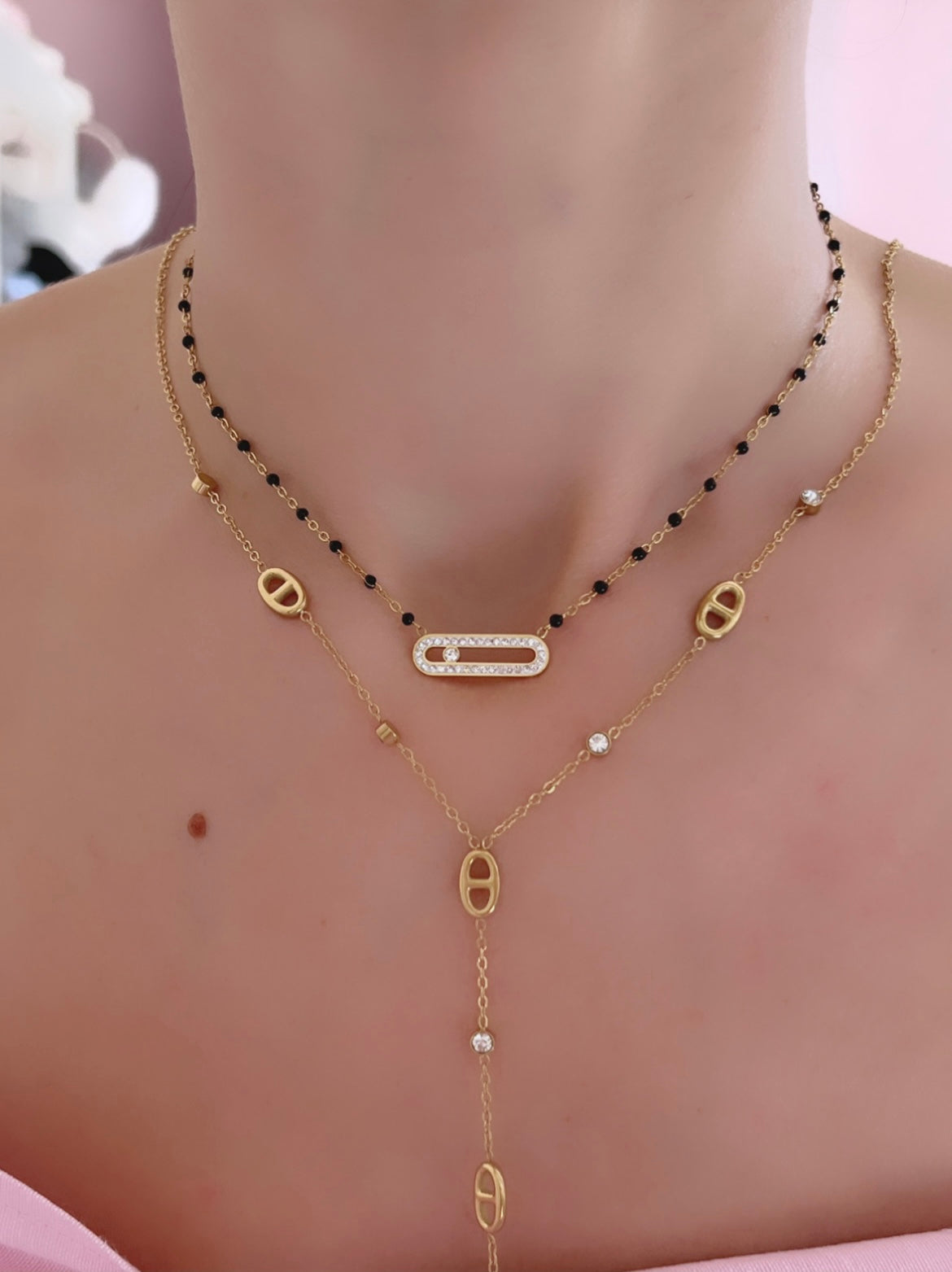 Collier « Vivi » Noir